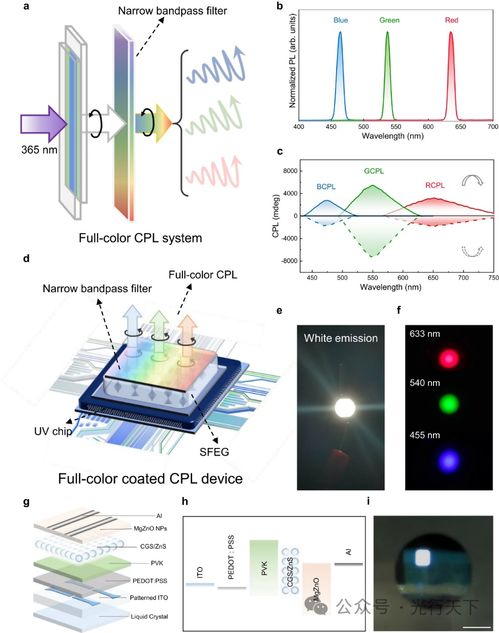 單發射全彩圓偏振發光結構與器件的研究進展